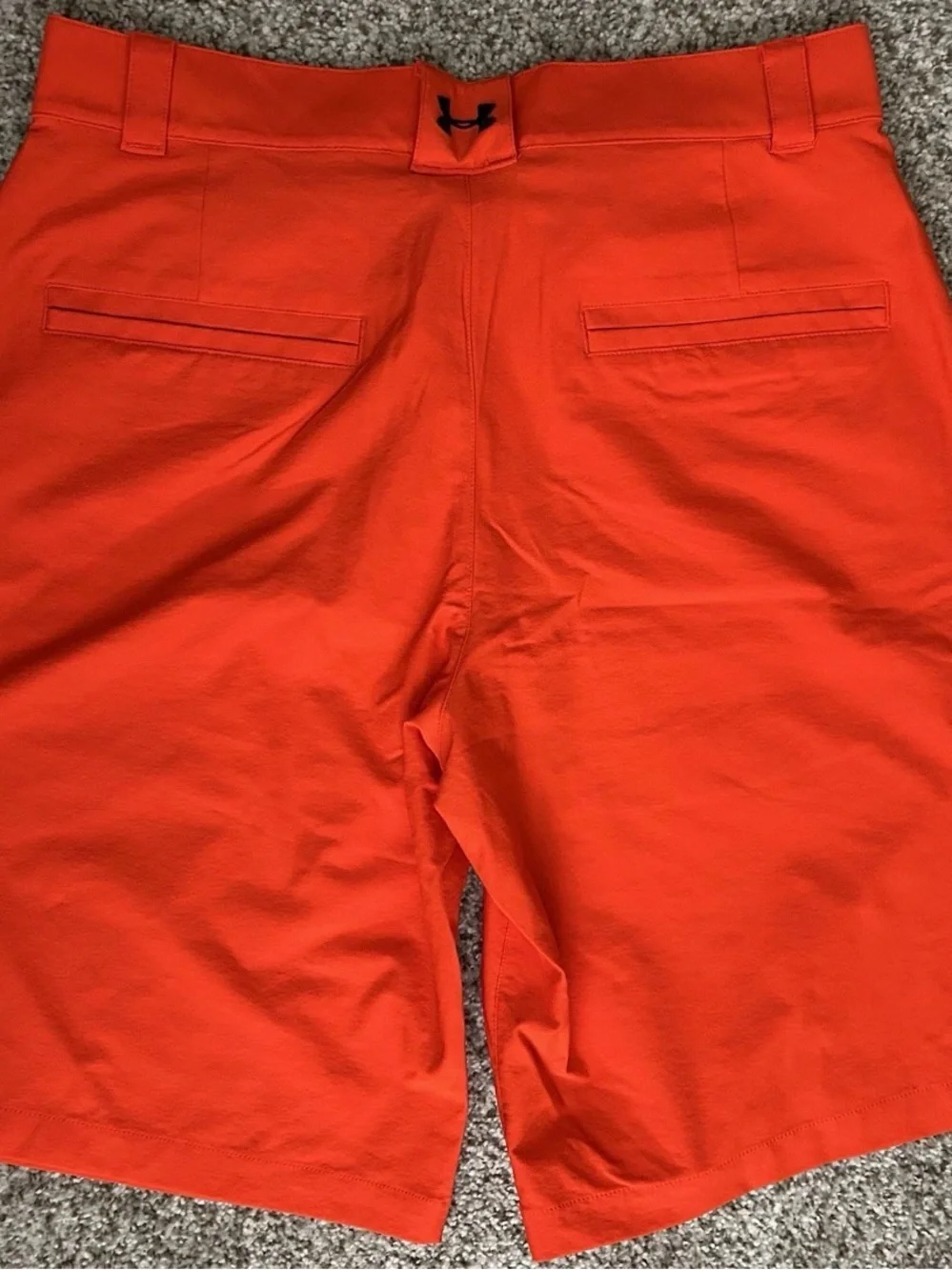 Under Armour Orange Performance Golf Shorts